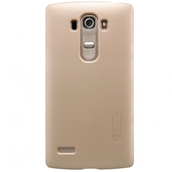 G4s/Beat dėklas auksinis "Nillkin" Frosted Shield + plėvelė